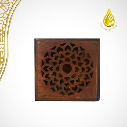 Mabkhara square Burner incense Wooden/Kayu burner Bukhoor