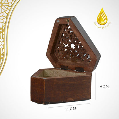 Mabkhara Triangle Burner incense Wooden/Kayu burner Bakhoor